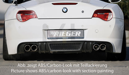 Rieger 00050519 BMW Z4 E85 Rear Diffuser 1 | ML Performance EU Car Parts