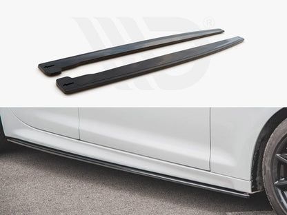 Maxton Design JA-XJ-4-SD1T Side Skirt Splitters Jaguar Xj X351 Facelift | ML Performance UK Car Parts