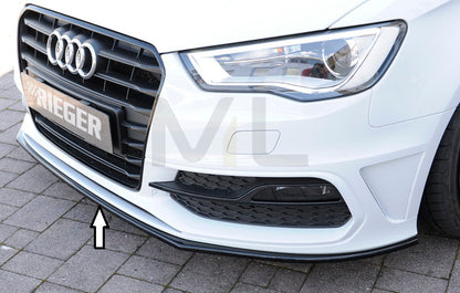 Rieger 00088115 Audi 8V Front Splitter (A3 & S3) 1 | ML Performance EU Car Parts