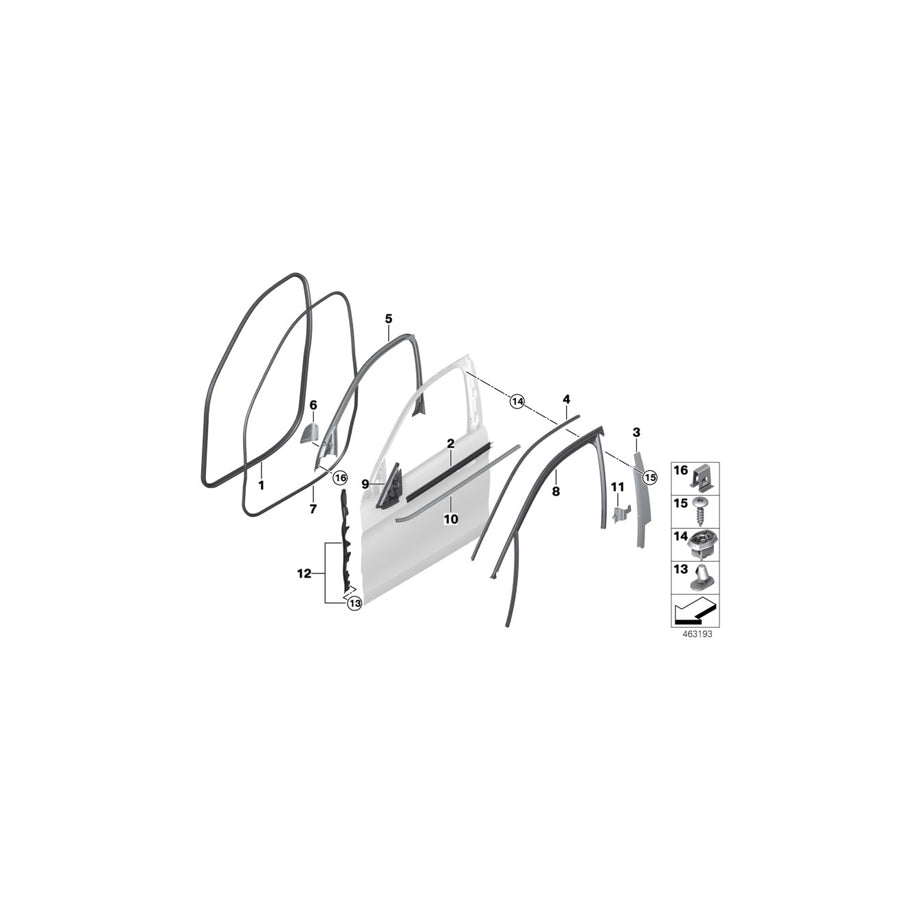 Genuine BMW 51417412827 F16 M Grid Left BANG&OLUFSEN (Inc. X6 M, X6 28iX & X6 30dX) | ML Performance EU Car Parts