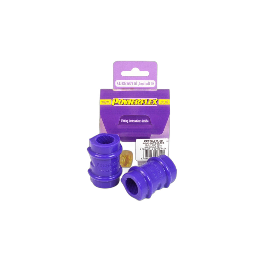 Powerflex PFF50-215-20 Peugeot Anti Roll Bar Bush 20mm (Inc. 205 GTi & 309 GTi) | ML Performance EU Car Parts