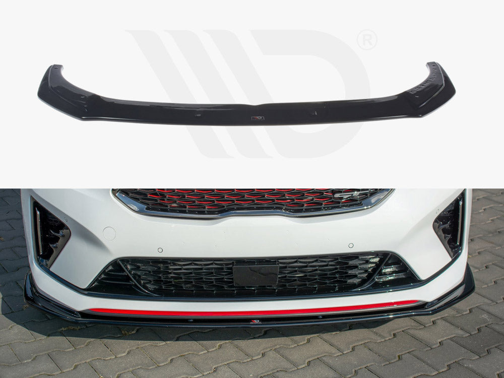 Maxton Design KI-CE-3-PRO-GT-FD3T Front Splitter V.3 Kia Proceed Gt MK 3 | ML Performance UK Car Parts