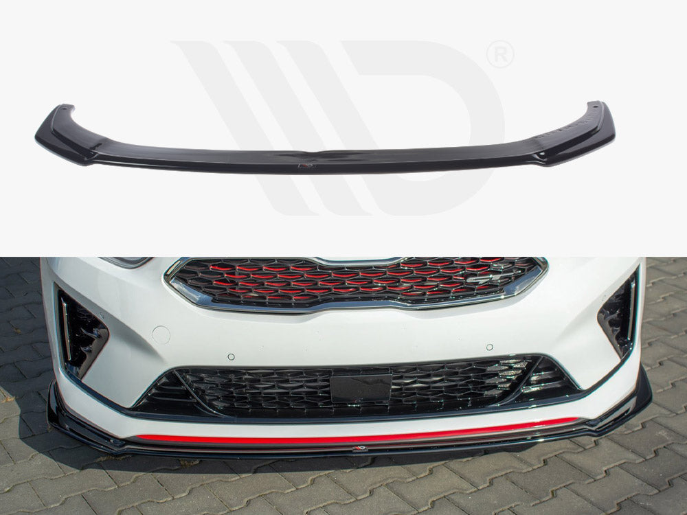 Maxton Design KI-CE-3-PRO-GT-FD2T Front Splitter V.2 Kia Proceed Gt MK 3 | ML Performance UK Car Parts