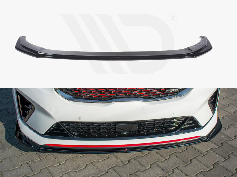 Maxton Design KI-CE-3-PRO-GT-FD1T Front Splitter V.1 Kia Proceed Gt MK 3 | ML Performance UK Car Parts
