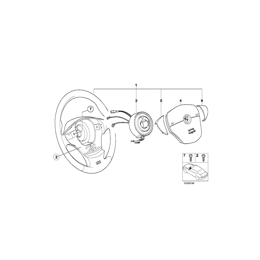 Genuine BMW 61312496278 E36 Covering Right KYALAMI (Inc.  & Z3 M) | ML Performance EU Car Parts