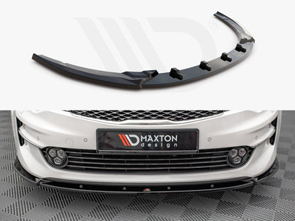 Maxton Design KI-OP-2-FD1T Front Splitter V.1 Kia Optima MK4 | ML Performance UK Car Parts