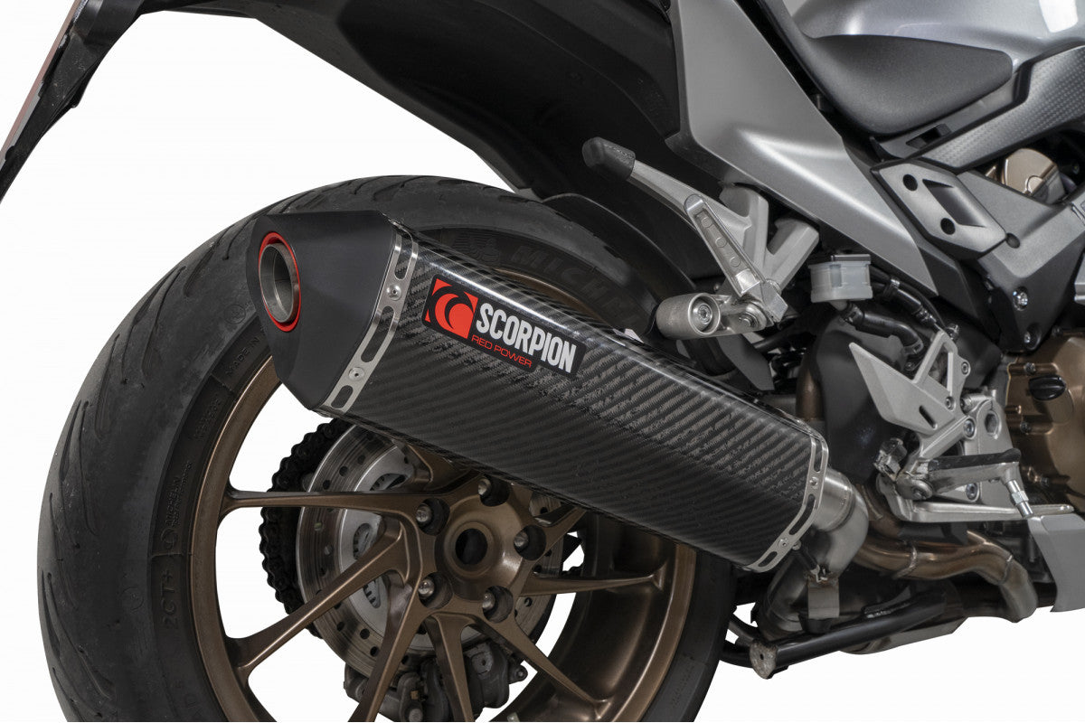 Scorpion RHA168CEO Honda VFR800 F Serket Parallel Slip-On - Carbon Fibre Sleeve | ML Performance EU EU
