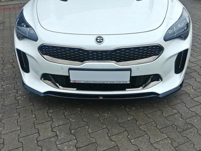 Maxton Design KI-ST-1-GT-FD1T Front Splitter V.1 Kia Stinger Gt (2017-19) | ML Performance UK Car Parts