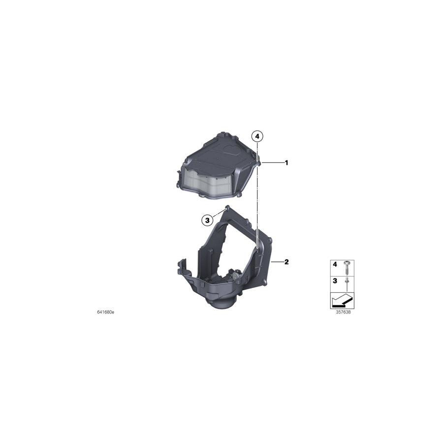 Genuine BMW 64119216214 F02 F10 Blower Housing (Inc. 740d, 730Li & M6) | ML Performance EU Car Parts