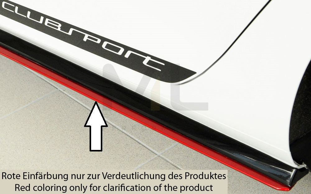 Rieger 00059575 VW R & GTI Clubsport Side Skirt Splitter 1 | ML Performance EU Car Parts