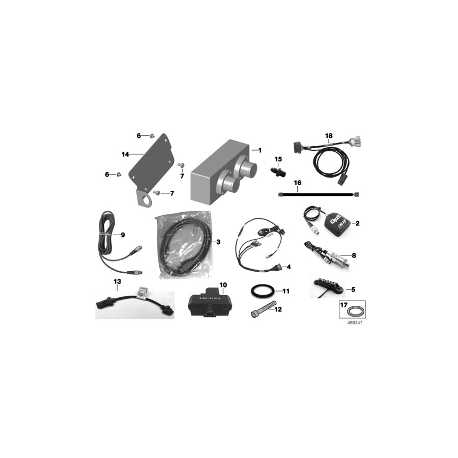 Genuine BMW 81308327254 BMW Extension Cable Fia Sensor FIA SENSOR (Inc.  & M235i Racing) | ML Performance EU Car Parts