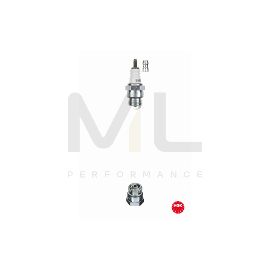 NGK BM6F (6221) - Standard Spark Plug / Sparkplug - Nickel Ground Electrode | ML Car Parts UK | ML Performance