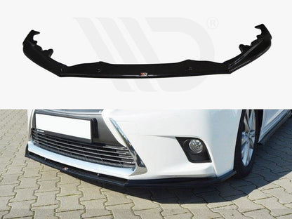 Maxton Design LE-CT-1F-H-FD1T Front Splitter V.1 Lexus Ct MK1 Facelift (2013-2017) | ML Performance UK Car Parts
