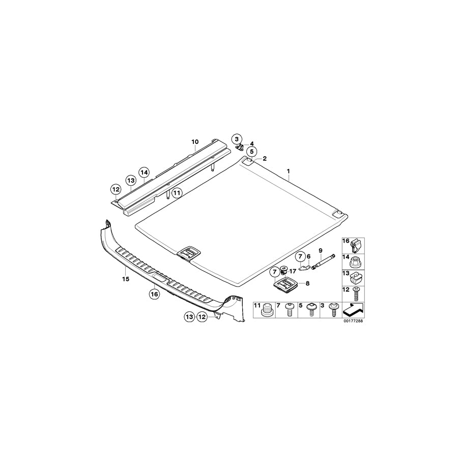 Genuine BMW 51477253827 E71 Floor Carpet, Luggage Compartment SAVANNABEIGE (Inc. X6 30dX, X6 40dX & X6 M50dX) | ML Performance EU