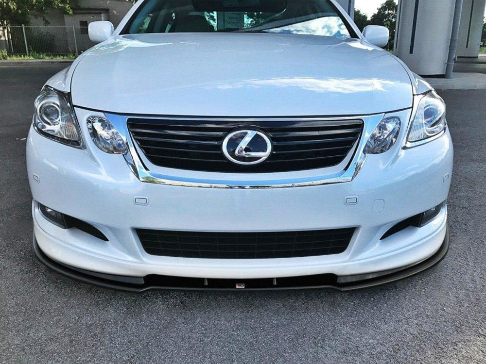 Maxton Design LE-GS-3F-FS-FD1T Front Splitter V.1 Lexus Gs 300 MK3 (2008 - 2012) | ML Performance UK Car Parts