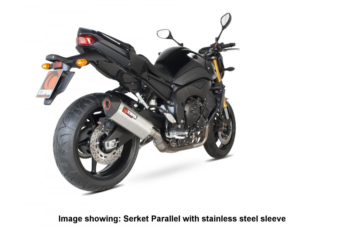 Scorpion RYA87CEO Yamaha Serket Parallel Slip-On - Carbon Fibre Sleeve (FZ8 / Fazer 8 ) | ML Performance EU EU