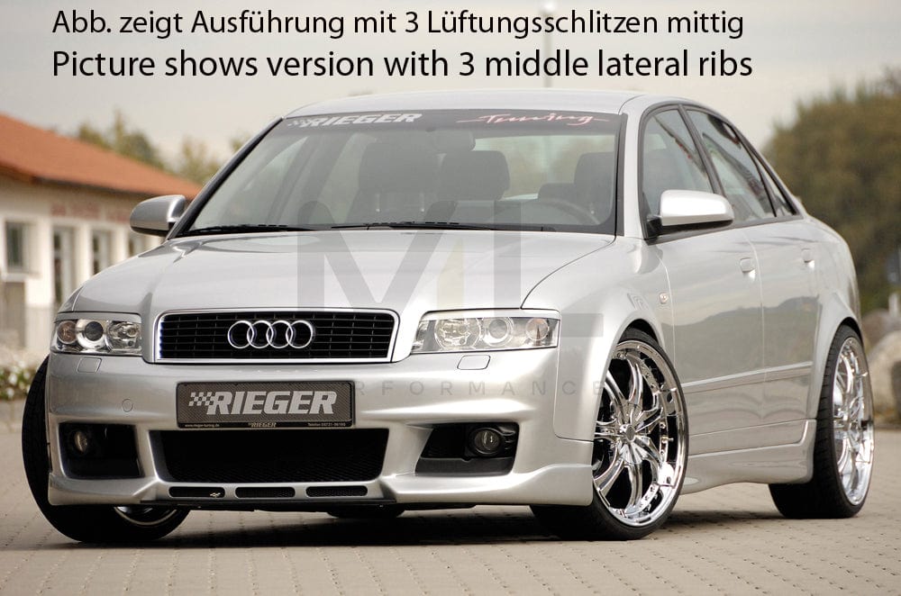Rieger 00055251 Audi 8E B6 A4 Front Bumper 2 | ML Performance EU Car Parts
