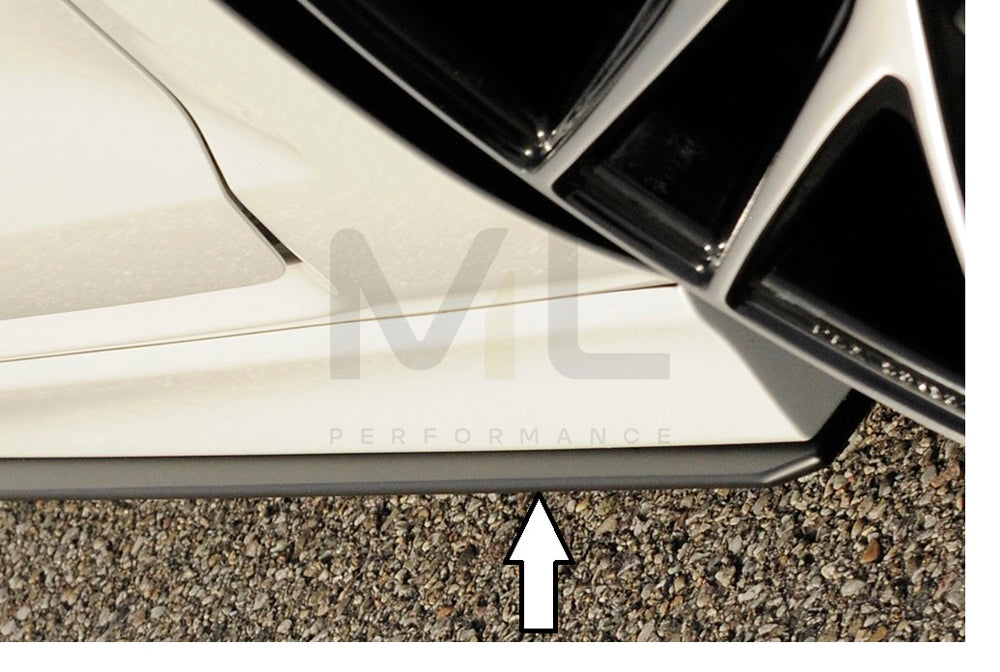Rieger 00059571 VW R & GTI Clubsport Side Skirt Splitter 1 | ML Performance EU Car Parts