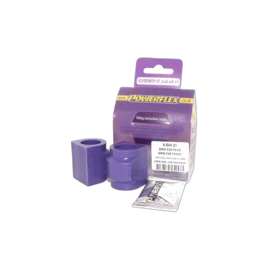 Powerflex PFR5-504-21 BMW E24 E28 Front Anti Roll Bar Mounting Bush 21mm | ML Performance EU Car Parts