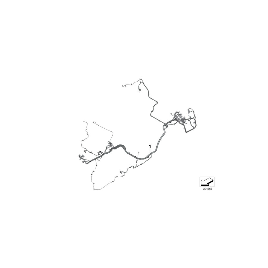 Genuine BMW 61112184305 E81 E87 E88 Audio Wiring Harness, Duplicate (Inc. 125i, 118i & 128i) | ML Performance EU Car Parts