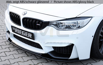 Rieger 00053420 BMW 4 Series F80 F82 F83 Front Splitter (M3 & M4) 5 | ML Performance EU Car Parts