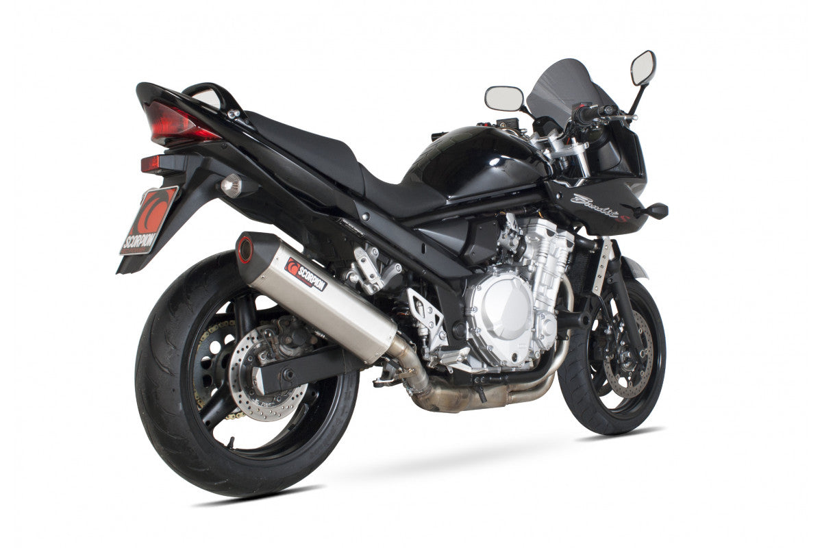 Scorpion RSI98SEO Suzuki GSF650 Bandit Serket Parallel Slip-On - Brushed Stainless Steel Sleeve | ML Performance EU EU