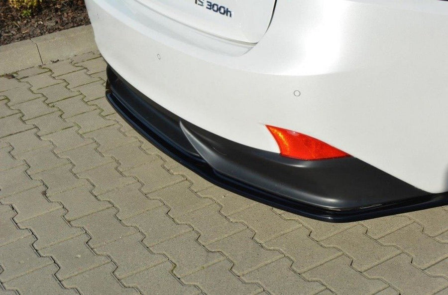 Maxton Design Lexus IS MK3 H Central Rear Splitter (without vertical bars)