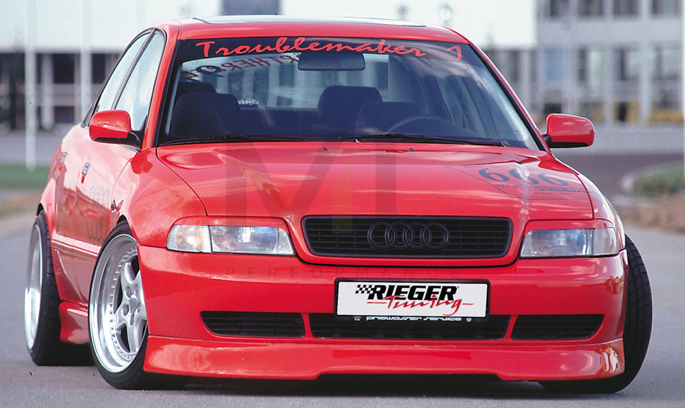 Rieger 00055010 Audi B5 A4 Front Splitter 3 | ML Performance EU Car Parts