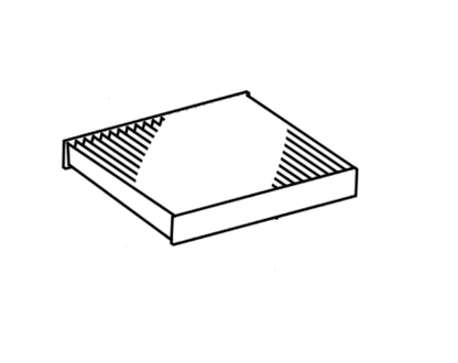 Genuine Lexus 87139-YZZ87 GS Phase 4 Carbon Active Pollen Filter for 3.5L Petrol Hybrid Engine