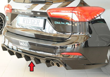 Rieger 00088240 Ford DEH Focus 4 Rear Diffuser (Inc. Focus 4 ST) 1 | ML Performance EU Car Parts