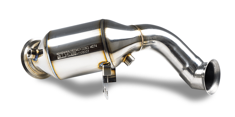 Stone Exhaust Mercedes-Benz M274 M264 4MATIC W/S/C205 C/X253 W213/C238 Eddy Catalytic Downpipe (Inc. C200, C250, C300, E250, E300, GLC250 & GLC300) - ML Performance EU