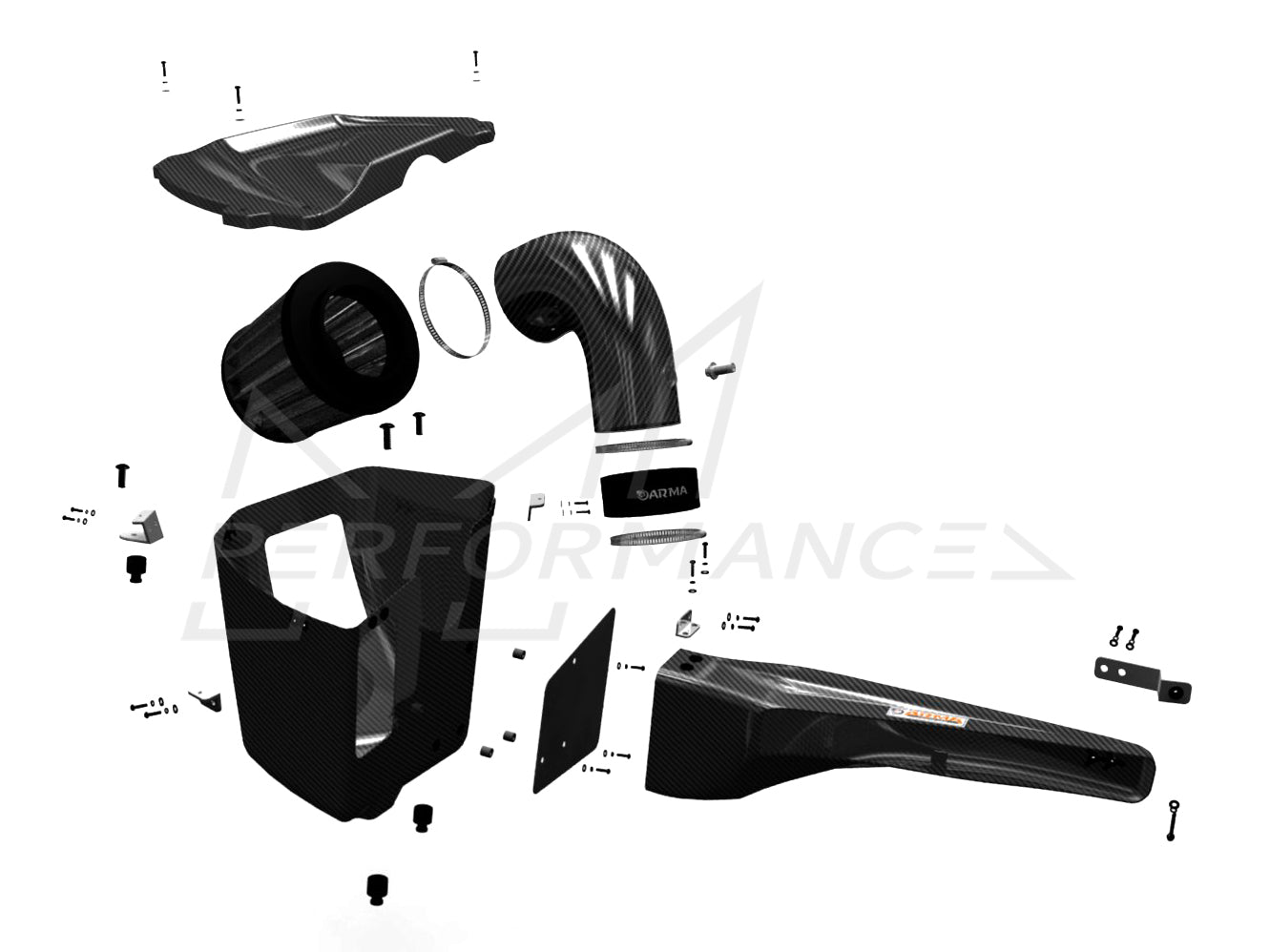 Armaspeed Audi B9 2.0T A4 Carbon Fibre Cold Air Intake - ML Performance UK