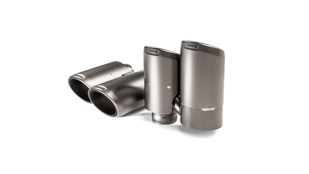 Akrapovič Porsche 536 Cayenne Evolution Line Titanium Tail Pipe Set (Inc. Cayenne S, E-Hybrid, Turbo & Cayenne Coupe Turbo S E-Hybrid) - ML Performance UK