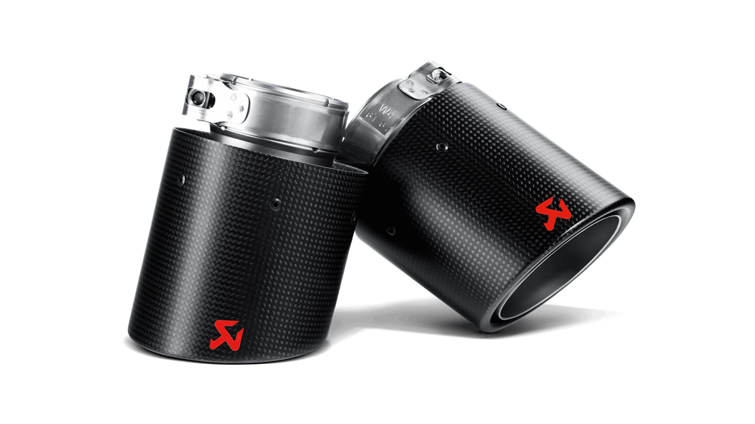 Akrapovic VW MK6 Golf Carbon Tail Pipe Set (Golf TSI, Golf GTD & Golf GTI) - ML Performance EU