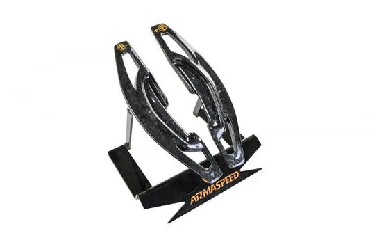 Armaspeed BMW F10 F12 F80 F82 F87 Gloss Black M-Power Forged Carbon Fibre Paddle Shifter (Inc M2, M3, M4 & M5) - ML Performance UK