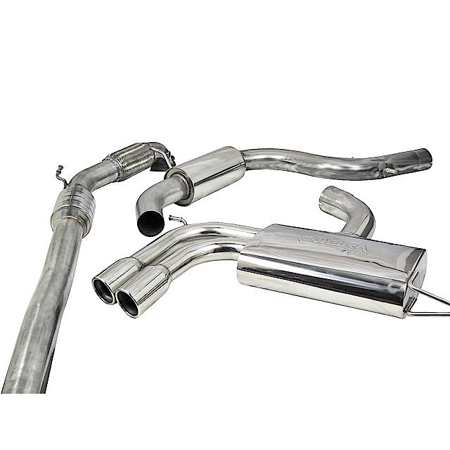 Cobra Exhaust Audi A3 (8P) 2.0 TFSI 2WD (5 Door Sportback) Turbo Back Performance Exhaust | ML Performance EU Car Parts