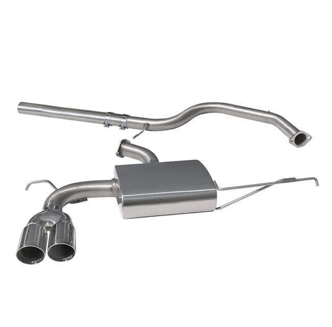 Cobra Exhaust Audi A3 (8P) 2.0 TDI 140PS (2WD) (3 Door) Twin Tip Cat Back Performance Exhaust | ML Performance EU Car Parts
