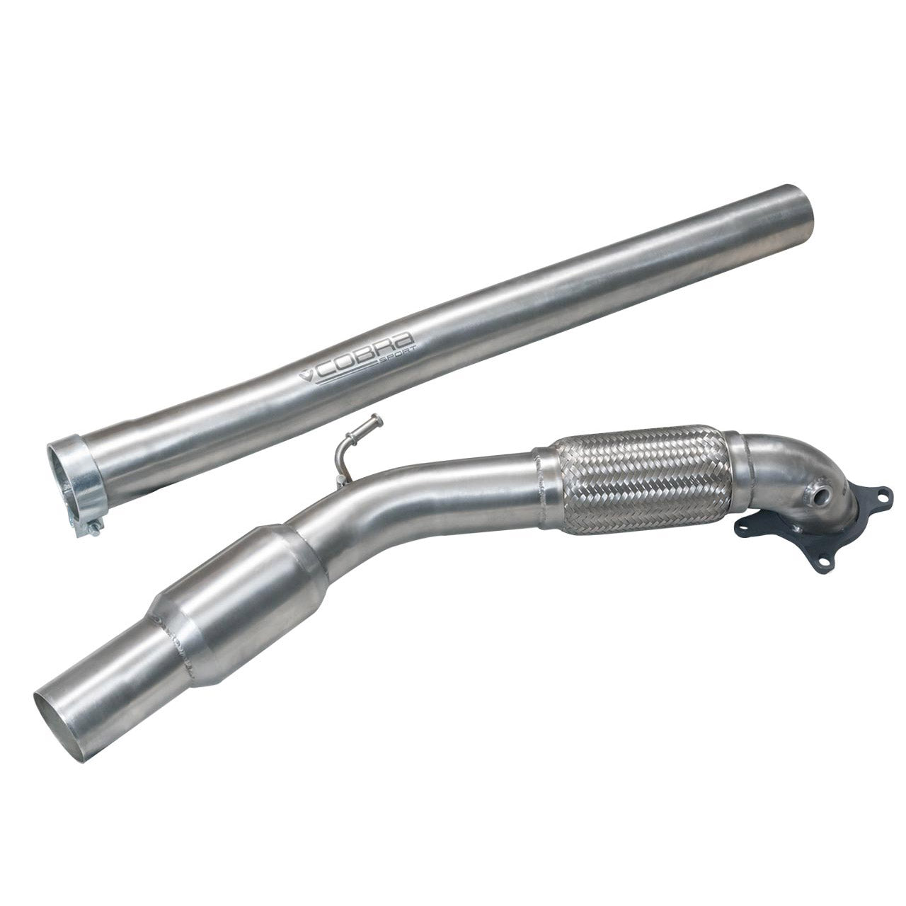 Cobra Exhaust Audi TT (Mk2) 1.8/2.0 TFSI (2WD) 2011-14 Front Downpipe Sports Cat / De-Cat Performance Exhaust | ML Performance EU Car Parts