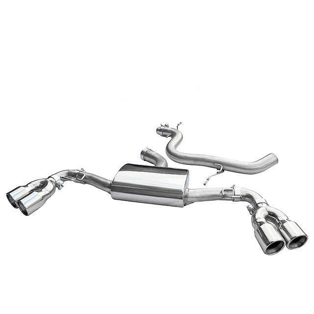 Cobra Exhaust Audi TT (Mk2) 1.8/2.0 TFSI (2WD) (2007-11) Cat Back Performance Exhaust | ML Performance EU Car Parts
