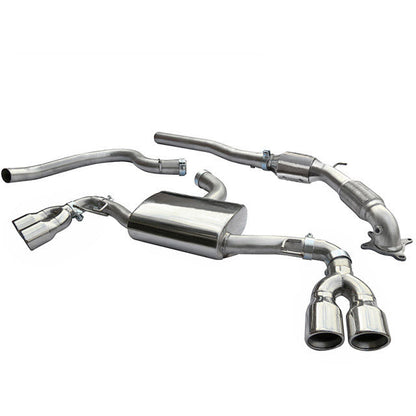 Cobra Exhaust Audi TT (Mk2) 1.8/2.0 TFSI (2WD) (2007-11) Turbo Back Performance Exhaust | ML Performance EU Car Parts