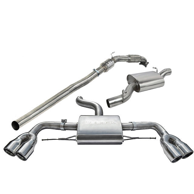 Cobra Exhaust Audi TTS (Mk2) Quattro Turbo Back Performance Exhaust | ML Performance EU Car Parts