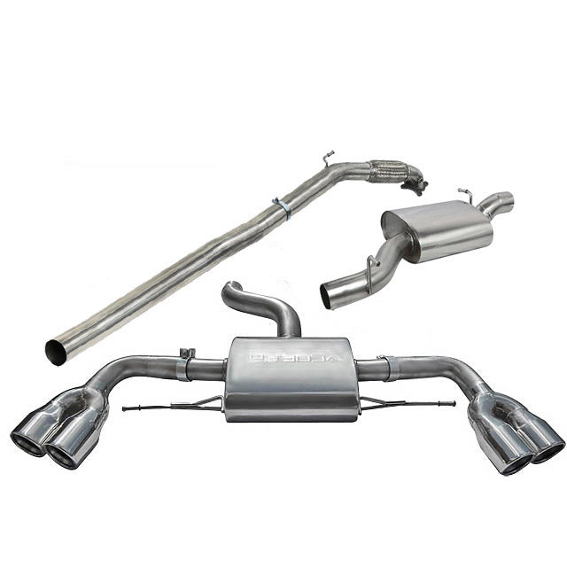 Cobra Exhaust Audi TTS (Mk2) Quattro Turbo Back Performance Exhaust