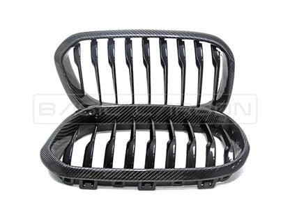 Basic Carbon BMW F22 F23 F87 Carbon Fibre Kidney Grille (Inc. M235i, M240i, M2 & M2 Competition) - ML Performance UK
