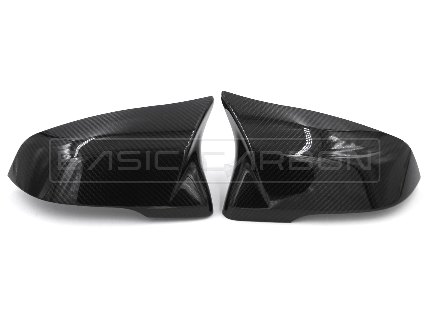 Basic Carbon BMW Toyota Carbon Fibre / Gloss Black Mirror Covers (Inc. F40 M135iX, G29 Z4 and A90 Supra) - ML Performance UK