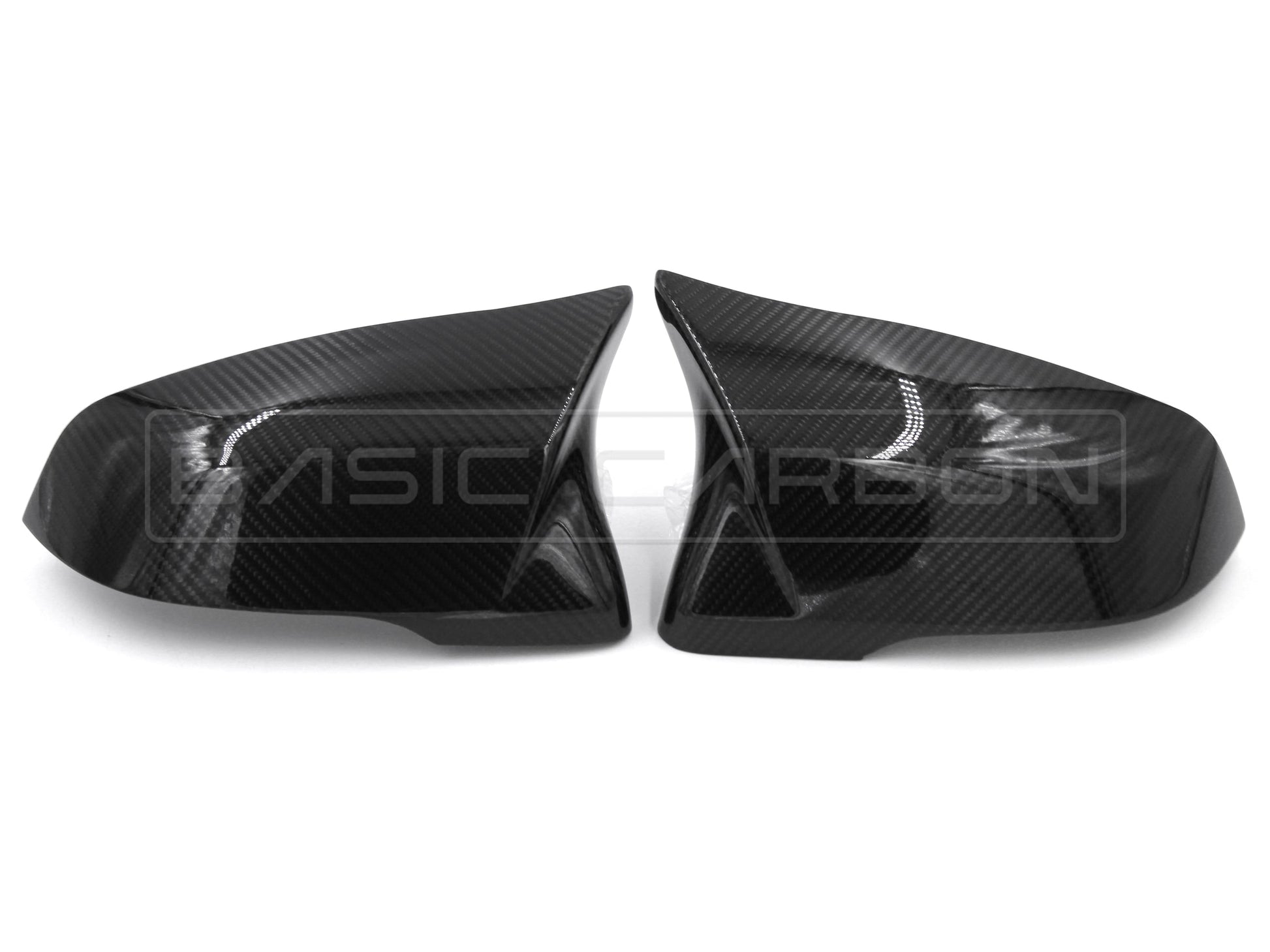 Basic Carbon BMW Toyota Carbon Fibre / Gloss Black Mirror Covers (Inc. F40 M135iX, G29 Z4 and A90 Supra) - ML Performance UK
