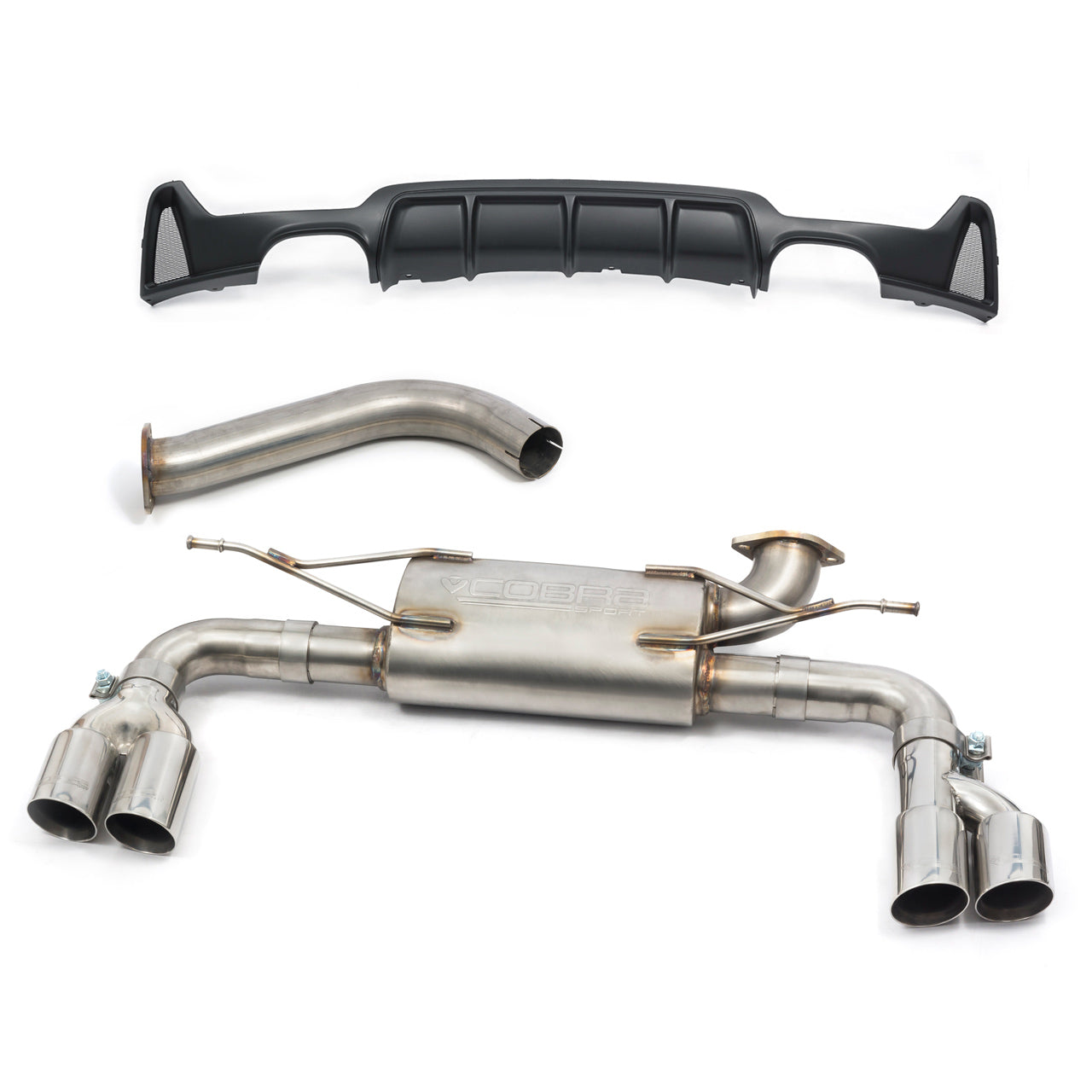 Cobra Exhaust BMW 425D (F32/F33/F36) Quad Exit M4 Style Performance Exhaust Conversion | ML Performance EU Car Parts