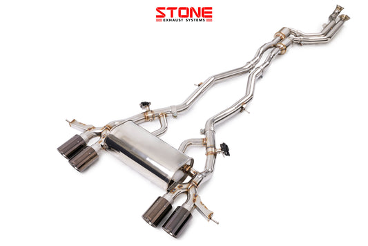 Stone Exhaust BMW S58 G80 G82 G83 OEM Integrated Valved Catback Exhaust System (M3 & M4)