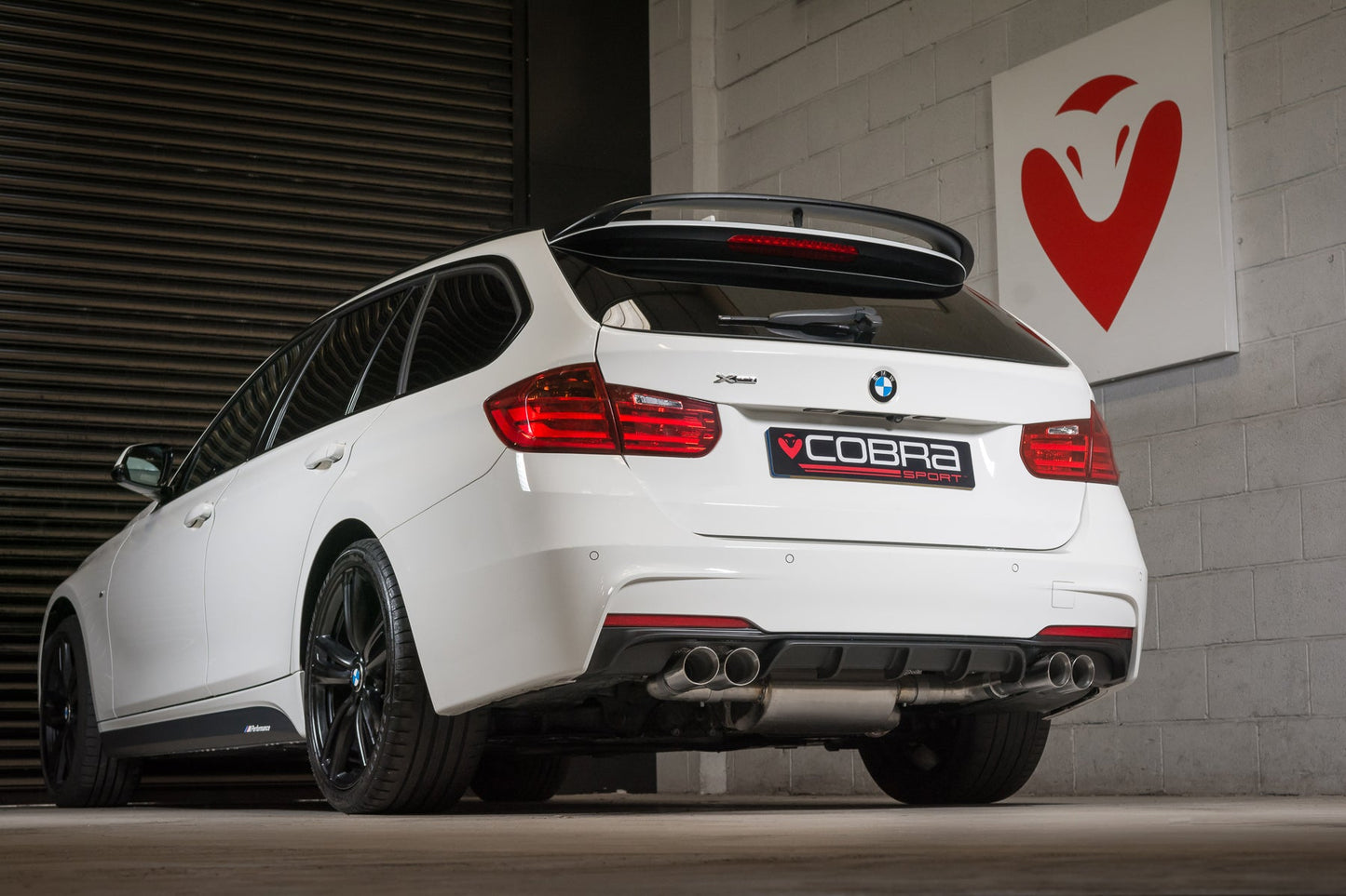 Cobra Exhaust BMW 320D (F30 LCI/F31 LCI) (2015-19) Quad Exit M3 Style Performance Exhaust Conversion