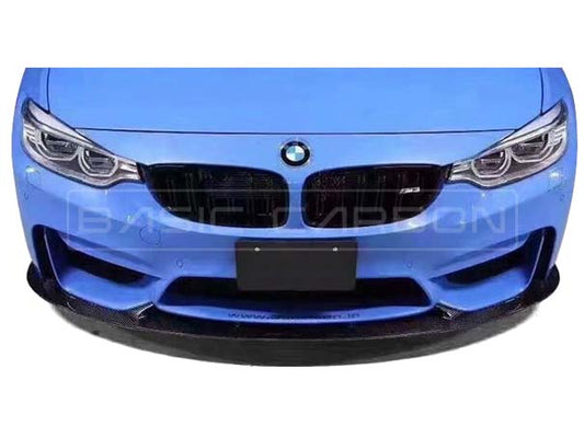 Basic Carbon BMW F80 F82 3D-Style Carbon Fibre Front Splitter (M3 & M4) - ML Performance UK