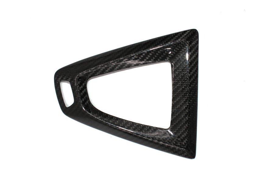 Basic Carbon BMW F80 F82 M Infusion Pre-Preg Dry Carbon Fibre DCT Gear Surround Cover (M3 & M4) - Stick On